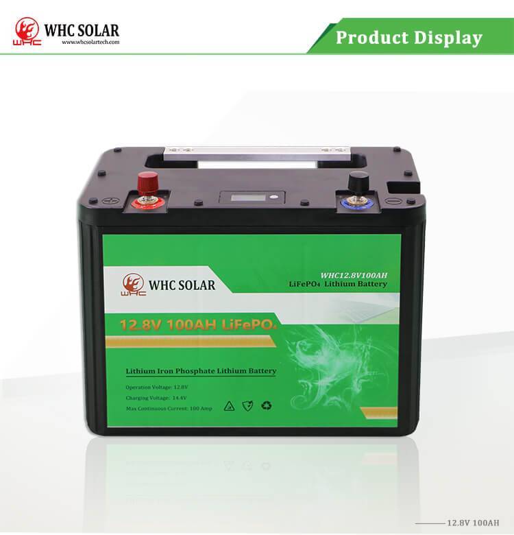 WHC12.8V 100AH LiFePO4 Battery 3
