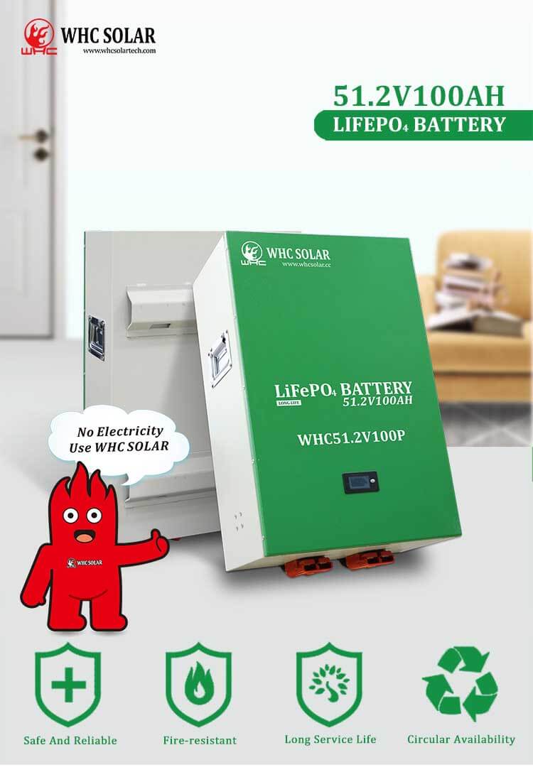 WHC51.2V 100P LiFePO4 Battery 1