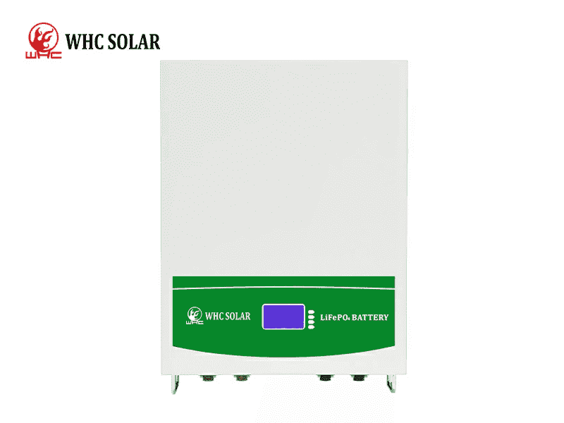 A wall mounted WHC LifePO4 battery