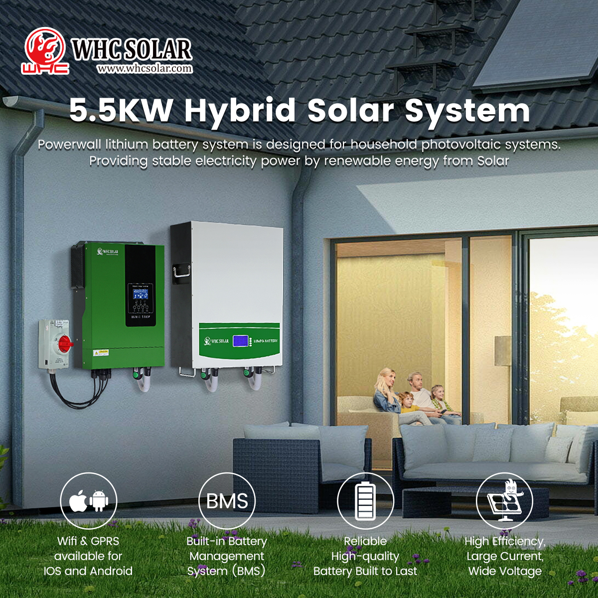 FB ad 5.5KW 5120Wh Solar Power System 03