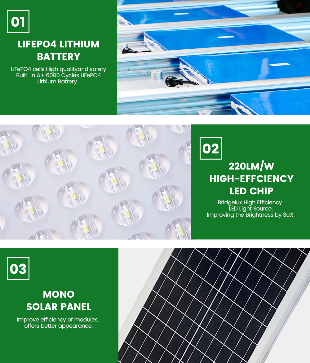 integrated solar street light