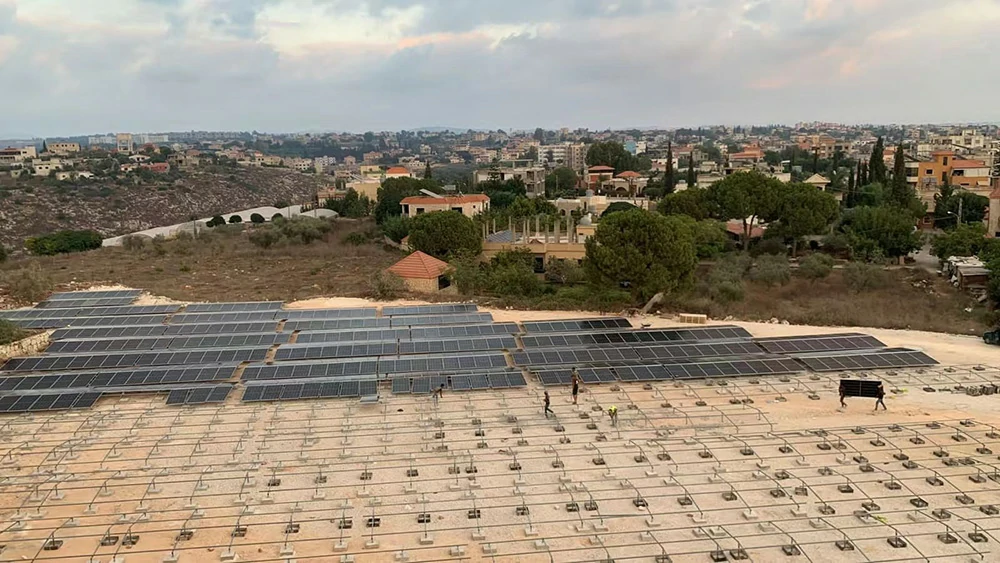 WHC SOLAR 3100PCS 550W Solar Panel Project in Lebanon