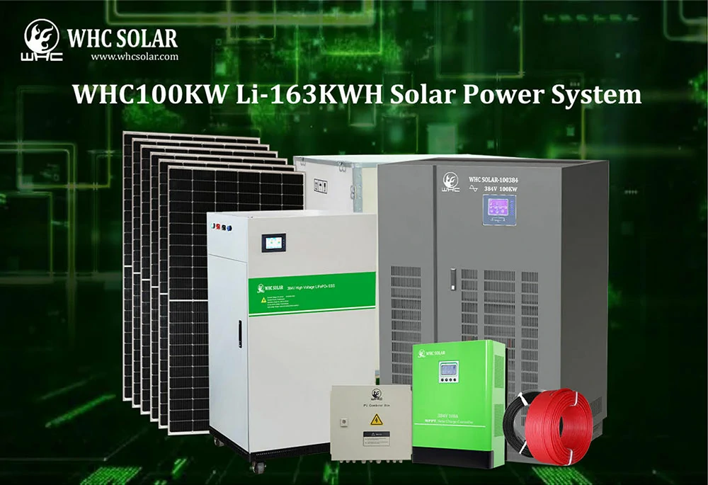 100kw solar system with battery