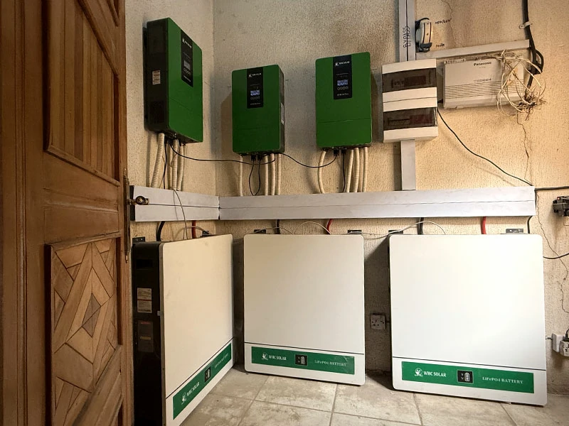 15Система солнечной энергии на 30 кВт -ч.