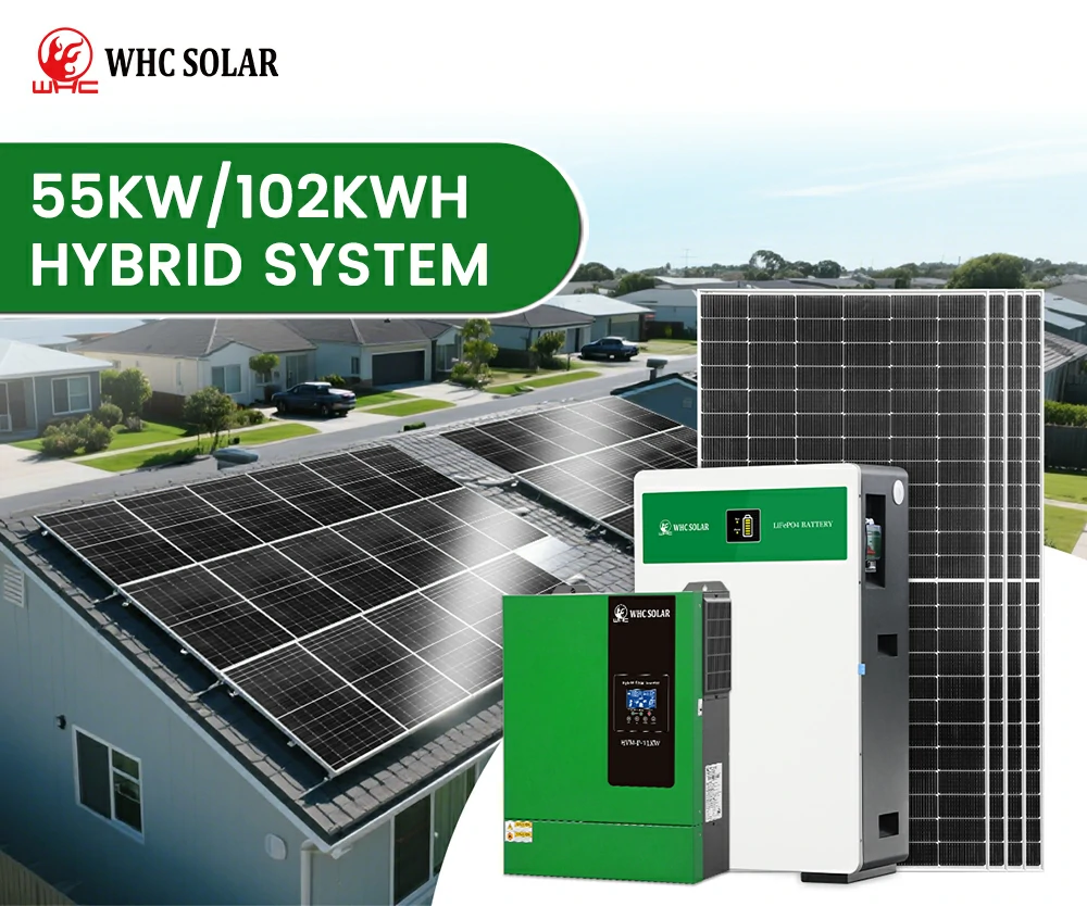 WHC 55KW LI 102KWH نظام الطاقة الشمسية 01