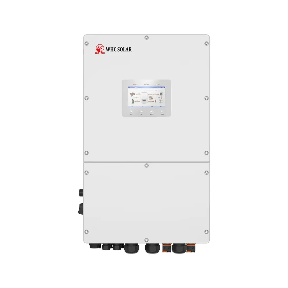 Parallel WHC solar inverters with battery storage