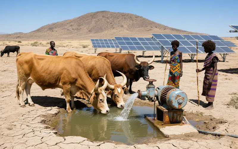solar water pump supplier for African agricultural irrigation projects