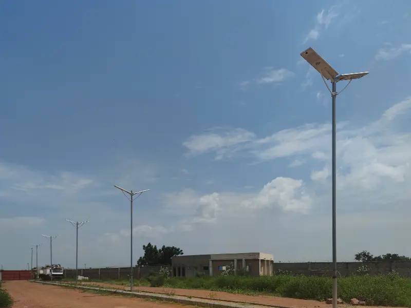 solar street light supplier project for African roads