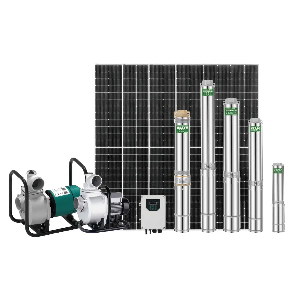 WHC Solar Irrigation Pump and Controller Range WHC Solar water pump and controller options for African irrigation contractors
